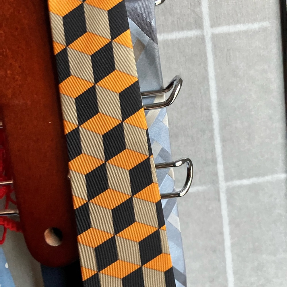 5 Tie Lot Geometric MC Escher Art Dog Tie